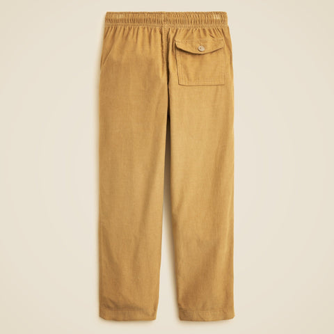 Boys' Pier pant in lightweight corduroy