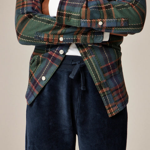 Kids' knit corduroy jogger pant