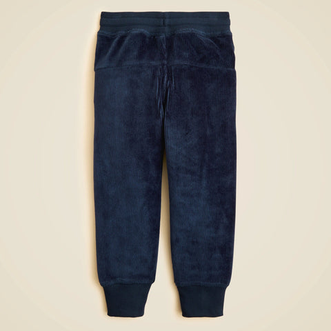 Kids' knit corduroy jogger pant