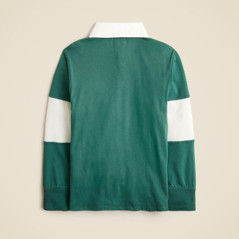 Kids' junior varsity rugby polo shirt in stripe