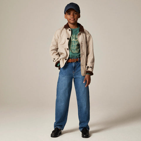 Kids' long-sleeve "Good game" graphic T-shirt