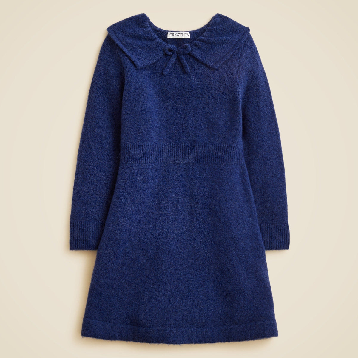 Girls' collared sweater-dress in Supersoft yarn