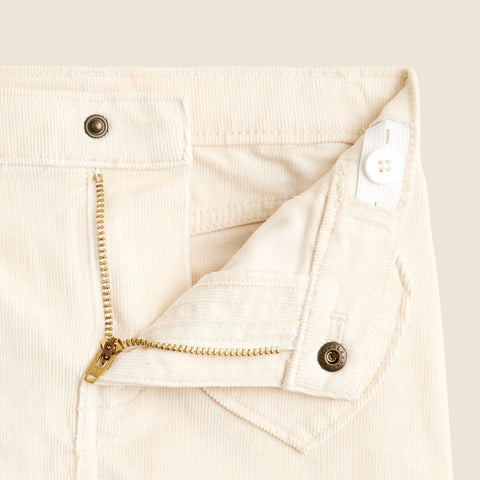 Girls' heart-pocket corduroy skirt