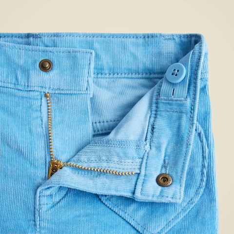 Girls' sailor corduroy trouser with heart pockets