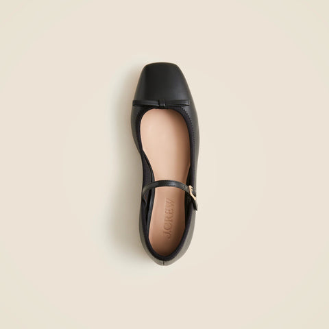 Quinn Mary Jane ballet flats in leather