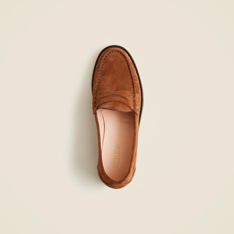 Winona penny loafers in suede