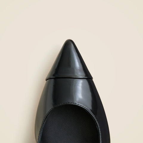 Robin Mary Jane kitten heels in spazzolato leather