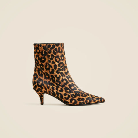 New Stevie ankle boots in leopard-print calf hair