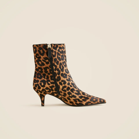 New Stevie ankle boots in leopard-print calf hair