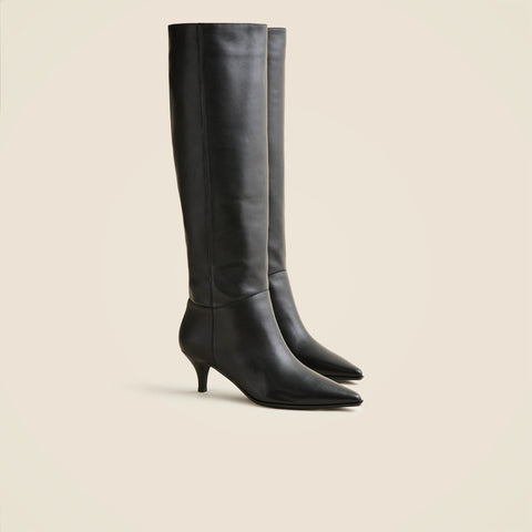 New Stevie knee-high boots in leather