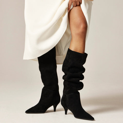 New Stevie knee-high boots in suede