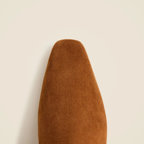 New Piper square-toe knee-high boots in suede