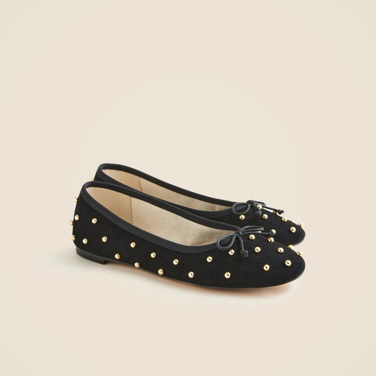 Andi ballet flats in beaded suede