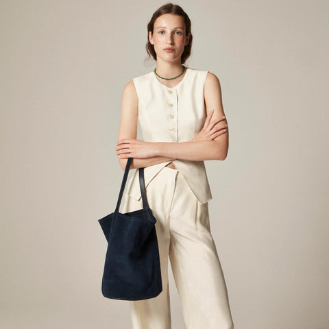 Berkeley bucket bag in suede