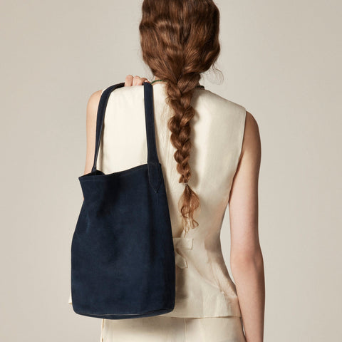 Berkeley bucket bag in suede