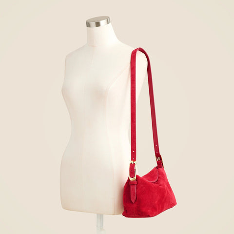Berkeley small shoulder bag in suede