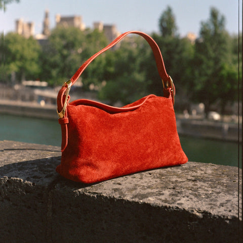 Berkeley small shoulder bag in suede