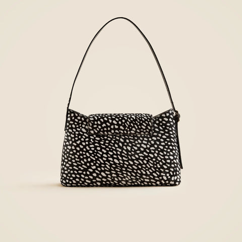 Edie shoulder bag in printed calf hair
