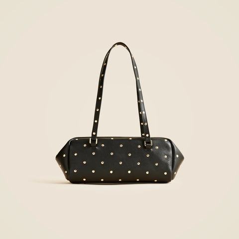 Delphine shoulder bag in studded leather