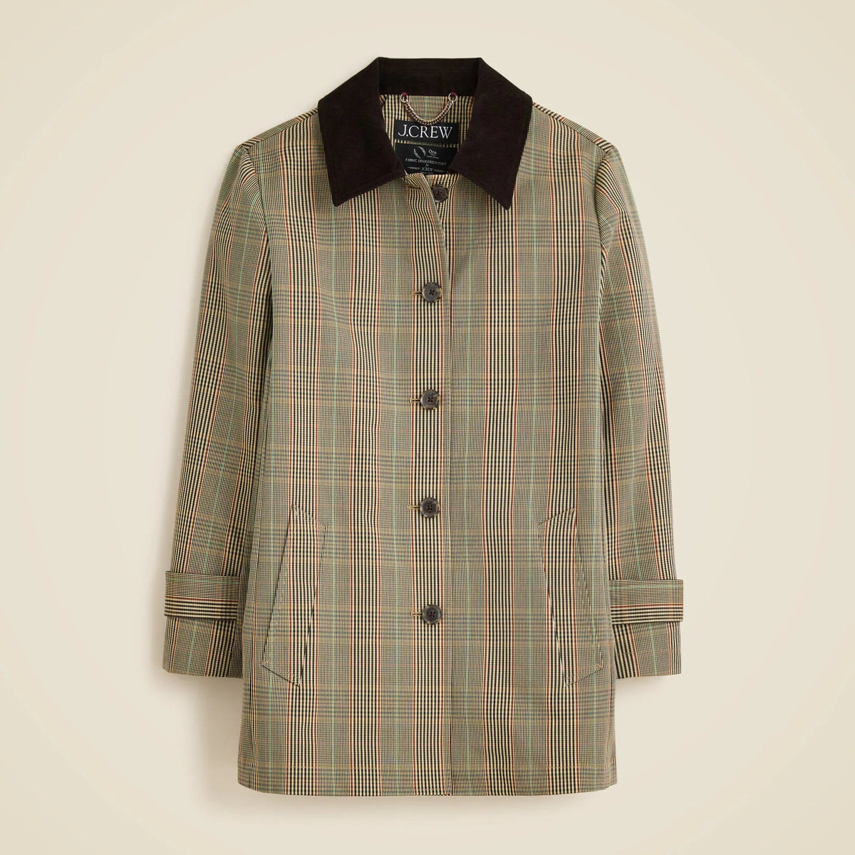 Barn Jacket™ in plaid double-faced cotton