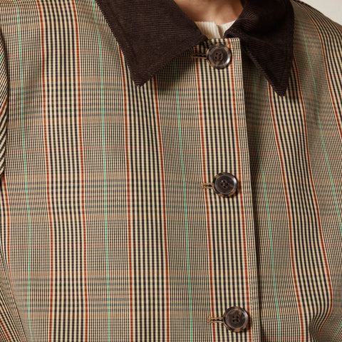 Barn Jacket™ in plaid double-faced cotton