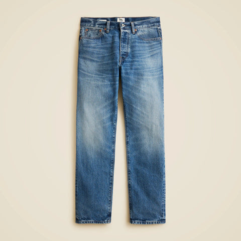 Classic jean in vintage medium wash Japanese selvedge denim