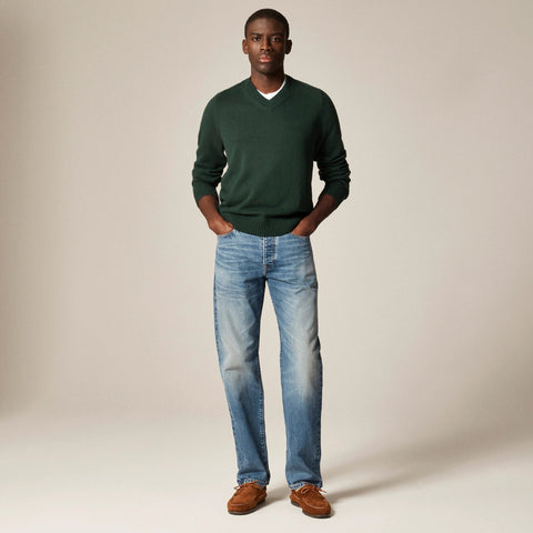 Classic jean in vintage medium wash Japanese selvedge denim