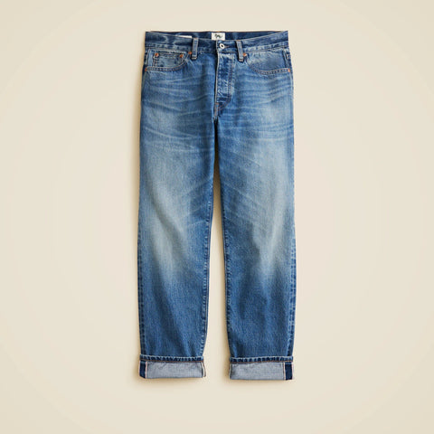 Classic jean in vintage medium wash Japanese selvedge denim
