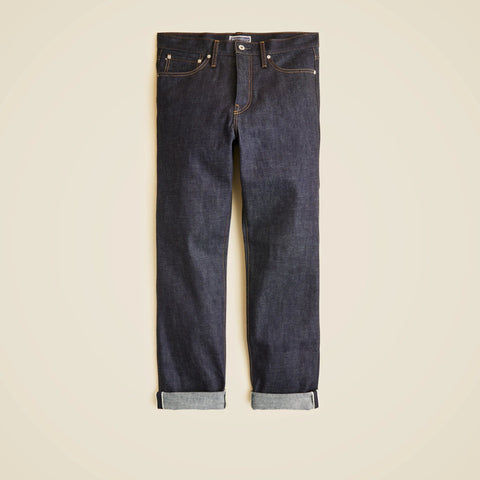 Wallace & Barnes straight-fit jean in Japanese raw selvedge denim