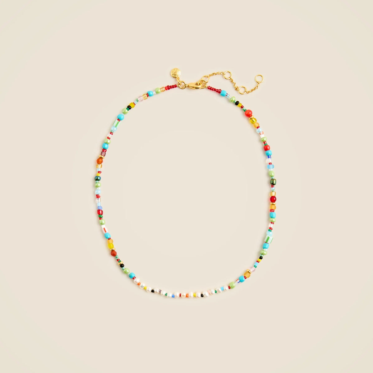 Freshwater pearl and bead necklace