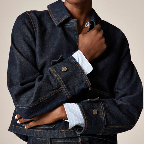 Cropped Barn Jacket™ in denim