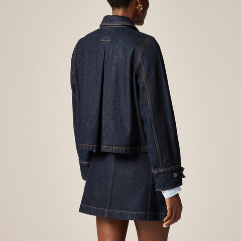 Cropped Barn Jacket™ in denim