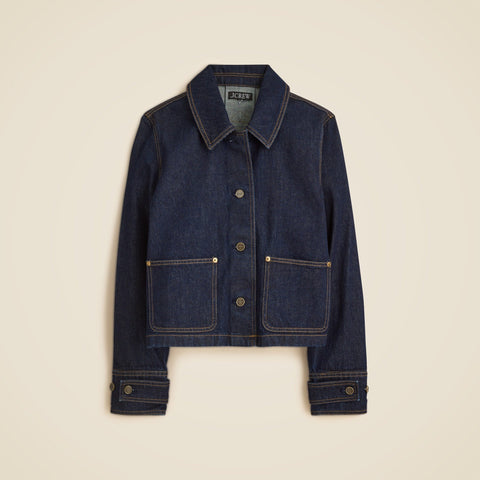 Cropped Barn Jacket™ in denim