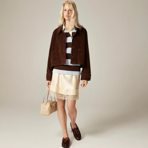 Cropped Barn Jacket™ in corduroy