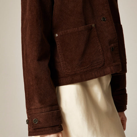 Cropped Barn Jacket™ in corduroy