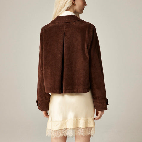 Cropped Barn Jacket™ in corduroy