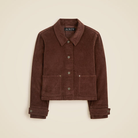 Cropped Barn Jacket™ in corduroy