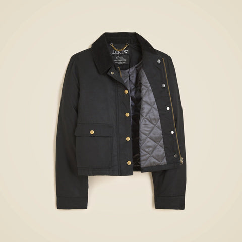 Cropped Barn Jacket™ in ripstop cotton