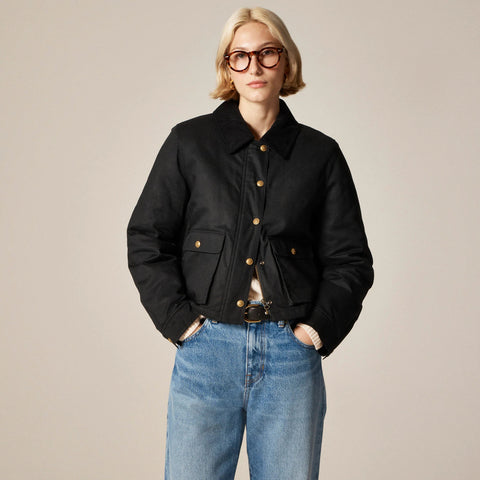 Cropped Barn Jacket™ in ripstop cotton