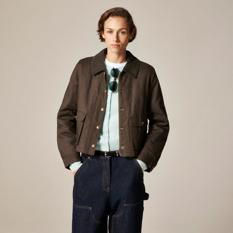 Cropped Barn Jacket™ in ripstop cotton