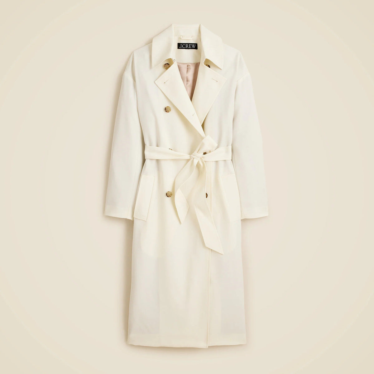 Trench coat in wool blend