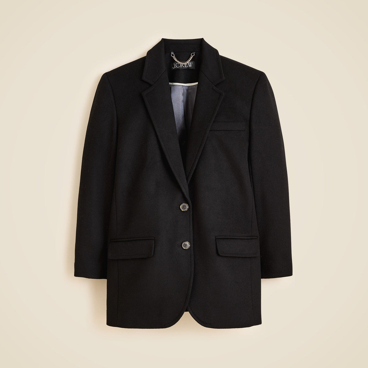 Gamine blazer-coat in wool blend