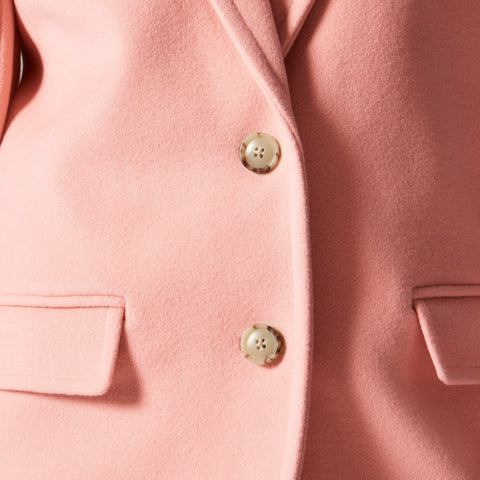 Gamine blazer-coat in wool blend