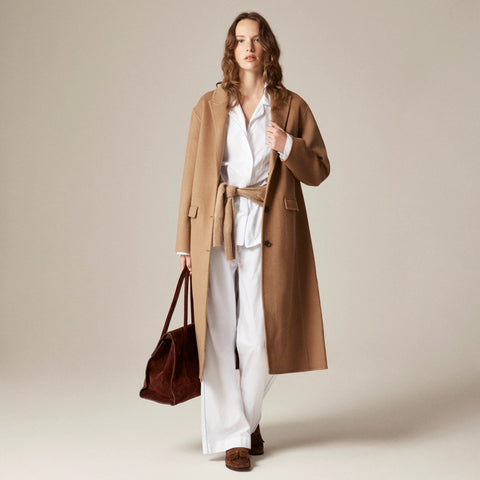 Petite Chiara topcoat in Italian double face