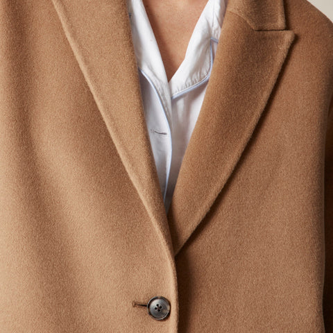 Petite Chiara topcoat in Italian double face