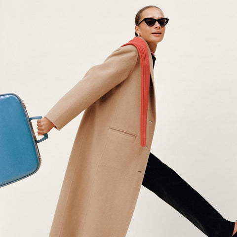 Petite Chiara topcoat in Italian double face