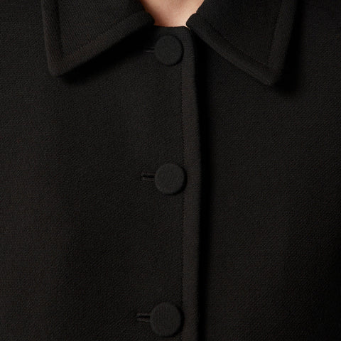 Salon coat in Italian double-cloth