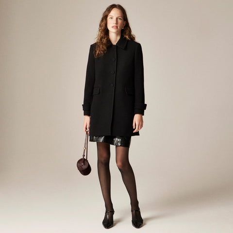 Salon coat in Italian double-cloth