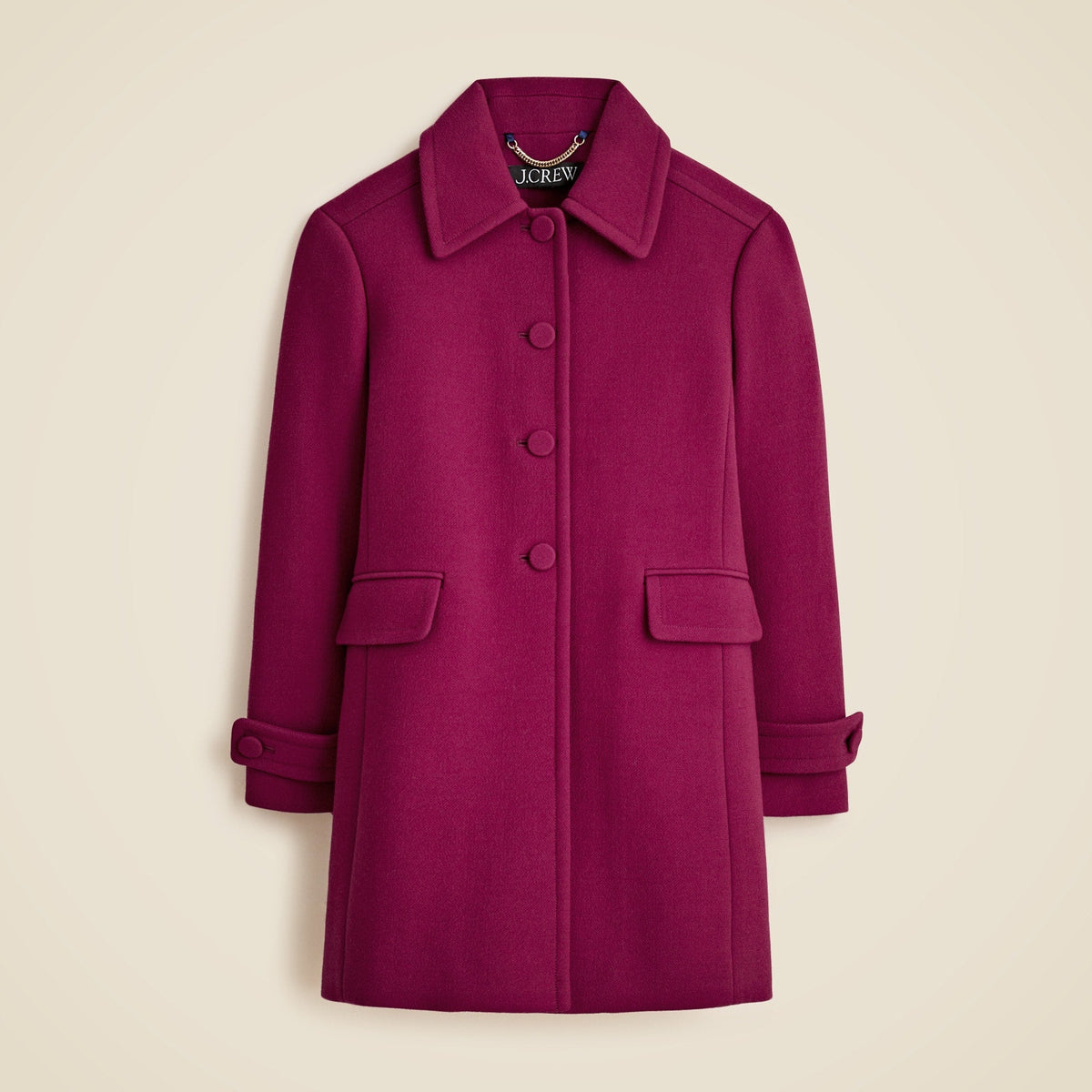 Salon coat in Italian double-cloth