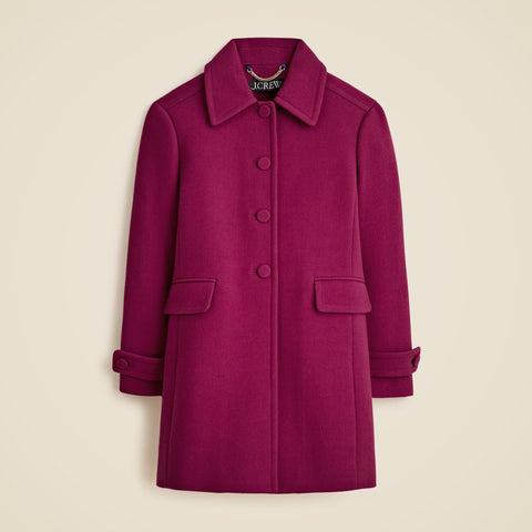 Salon coat in Italian double-cloth